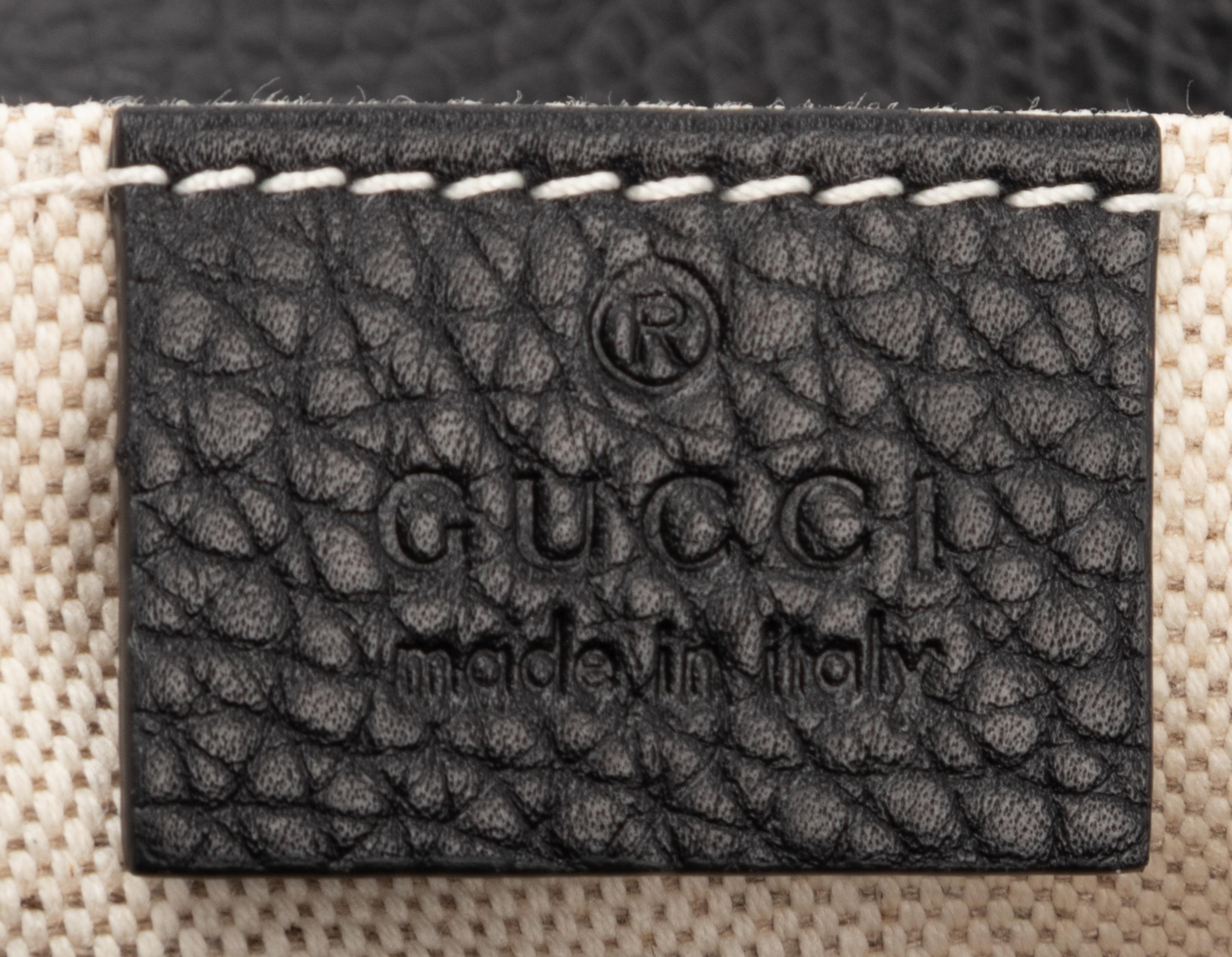 Gucci Backpack in Black Leather with Kingsnake Print, Alessandro Michele, 2016