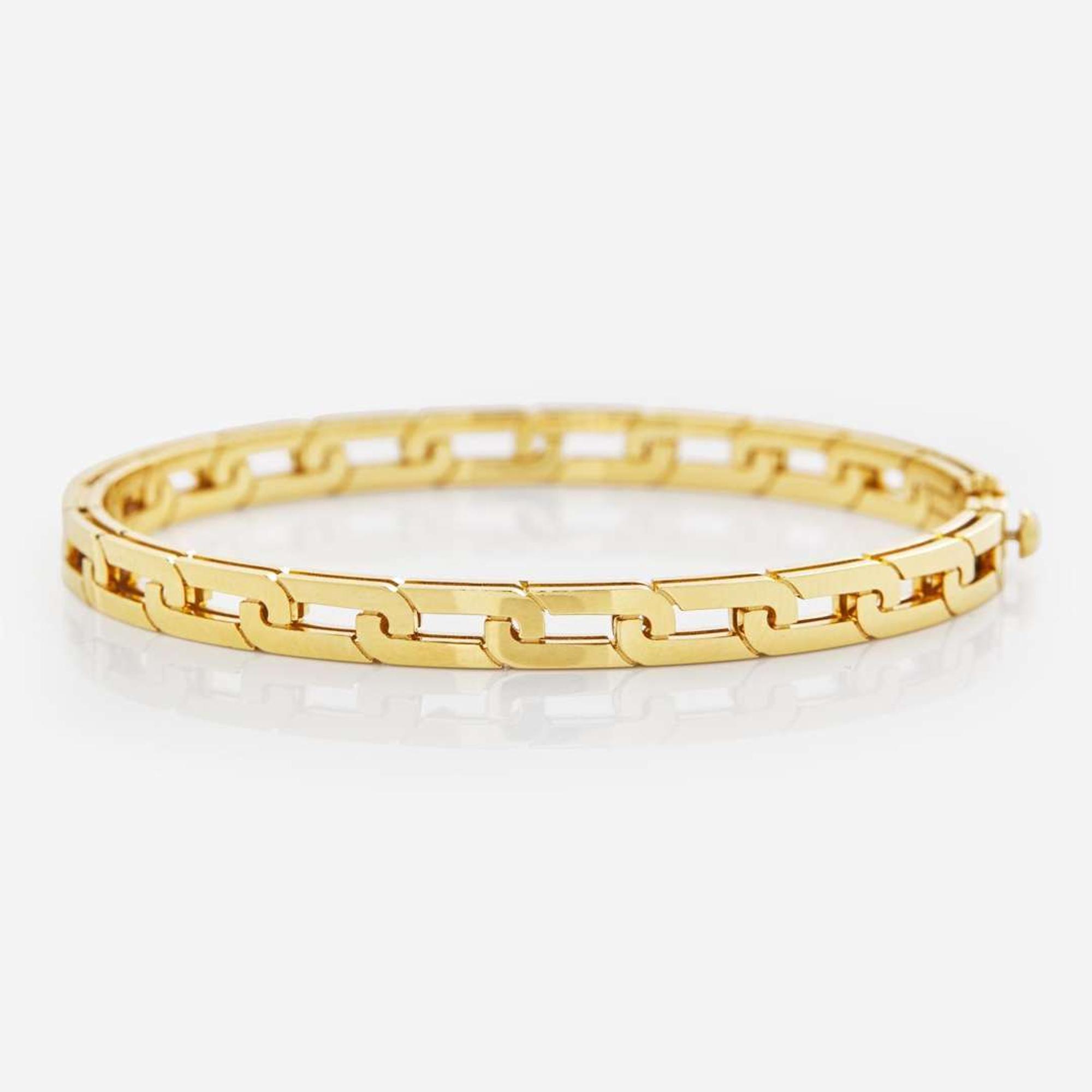 An 18K Yellow Gold Navarra Bangle Bracelet by Roberto Coin c. 2010