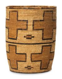 Tohono O'odham Polychrome Basket