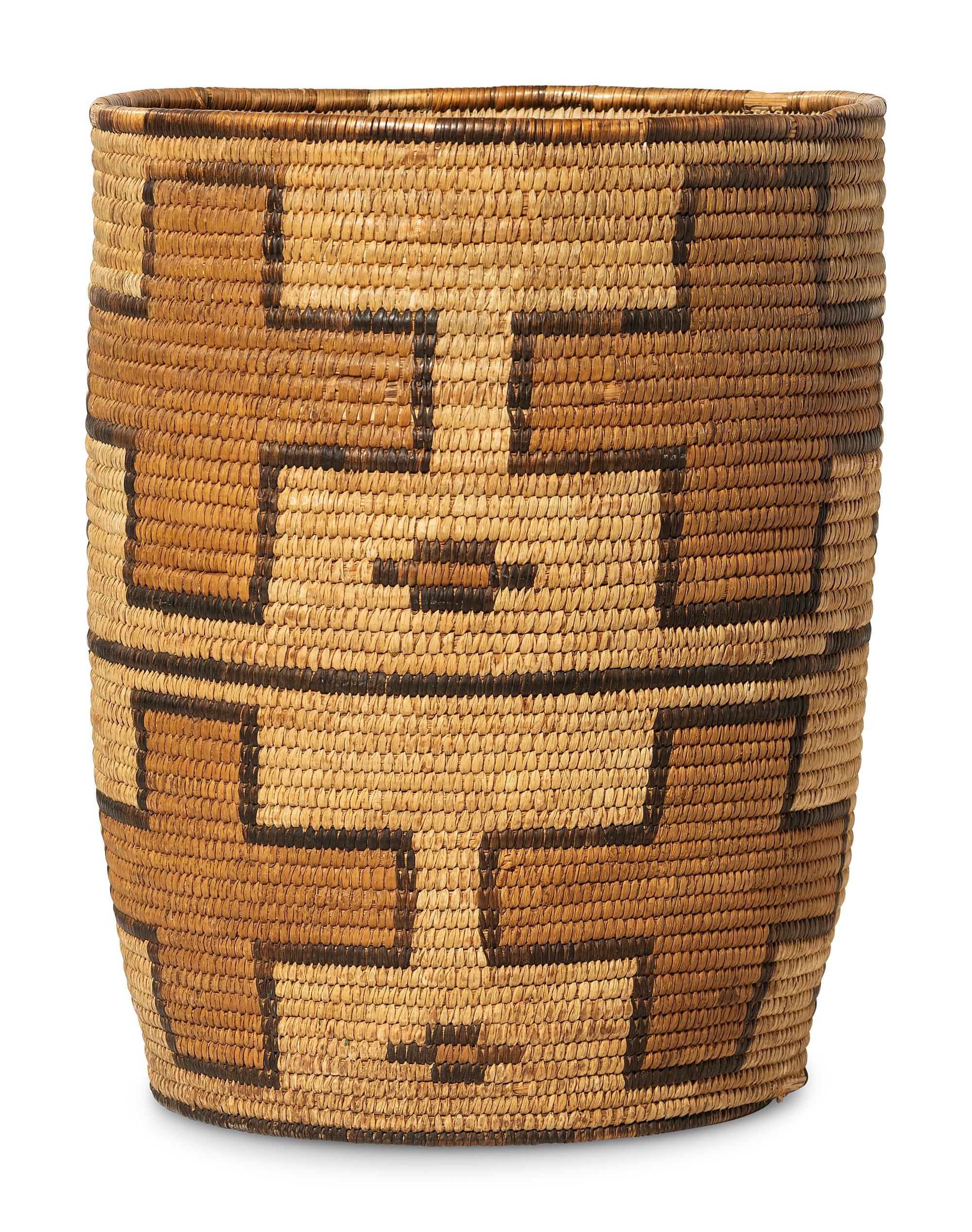 Tohono O'odham Polychrome Basket