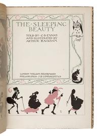 [ILLUSTRATED BOOKS]. RACKHAM, Arthur (1867-1939), illustrator. -- EVANS, Charles Seddon (1883-1944). The Sleeping Beauty. London and Philadelphia: William Heinemann and J. P. Lippincott Co., 1920.