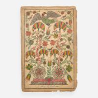 A Fraktur drawing dated "1801"
