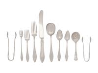 An American Silver Flatware Service