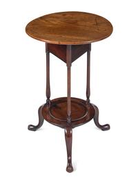 An English Mahogany Two-Tier Side Table
