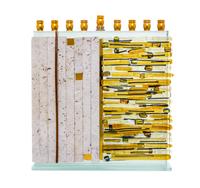 Kelemen Kuatro (K4 Glassart), (Venezuelan/American, 20th Century), Tall menorah