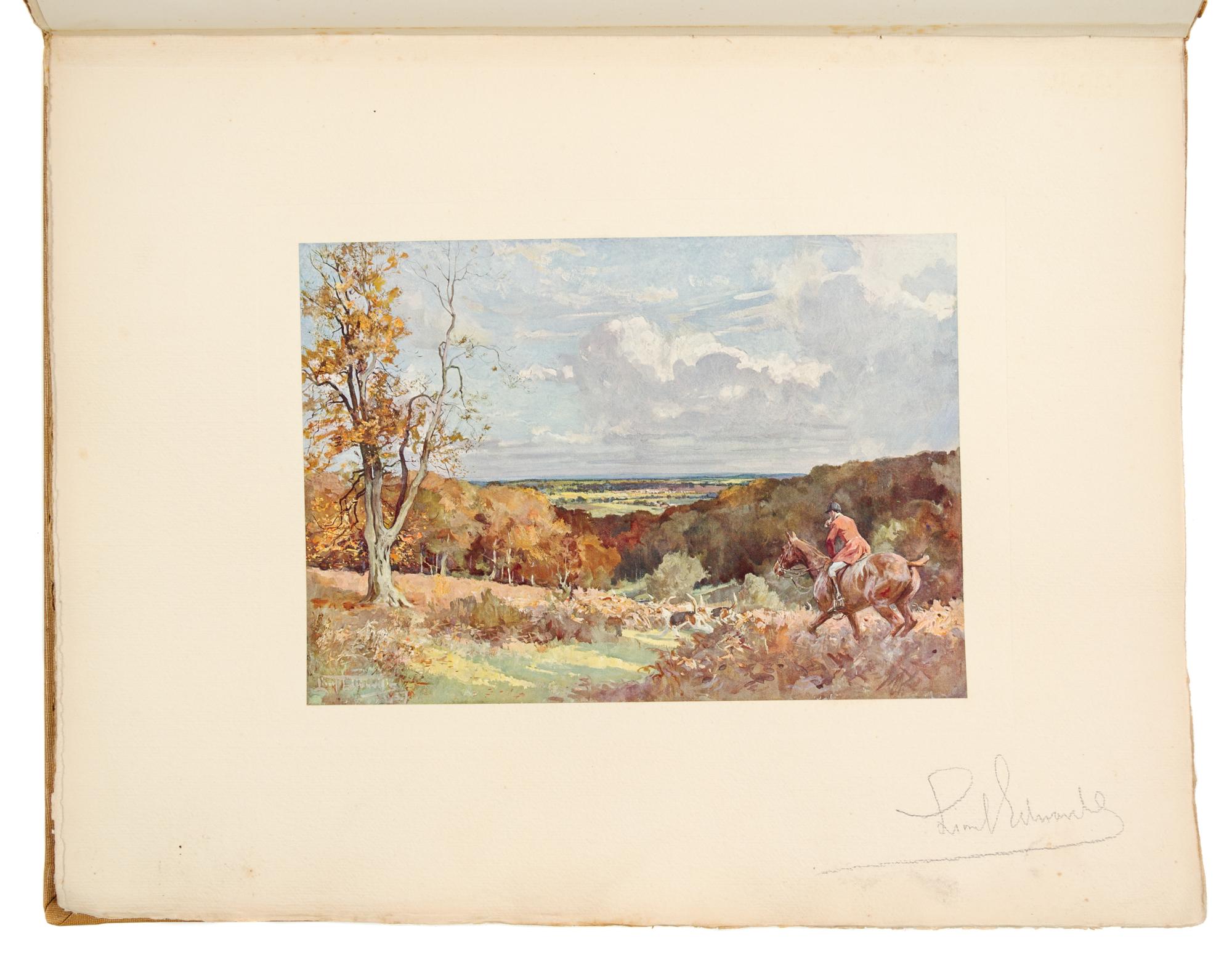 EDWARDS, Lionel. The Passing Seasons. London: London Country Life, Ltd., [1927]. LIMITED EDITION, number 54 of 150 copies.