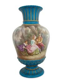 A Sevres Style Porcelain Vase — 19TH CENTURY