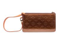 LOUIS VUITTON, BRONZE PATENT LEATHER HANDBAG