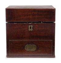 A Regency Mahogany Domestic Medicine Chest