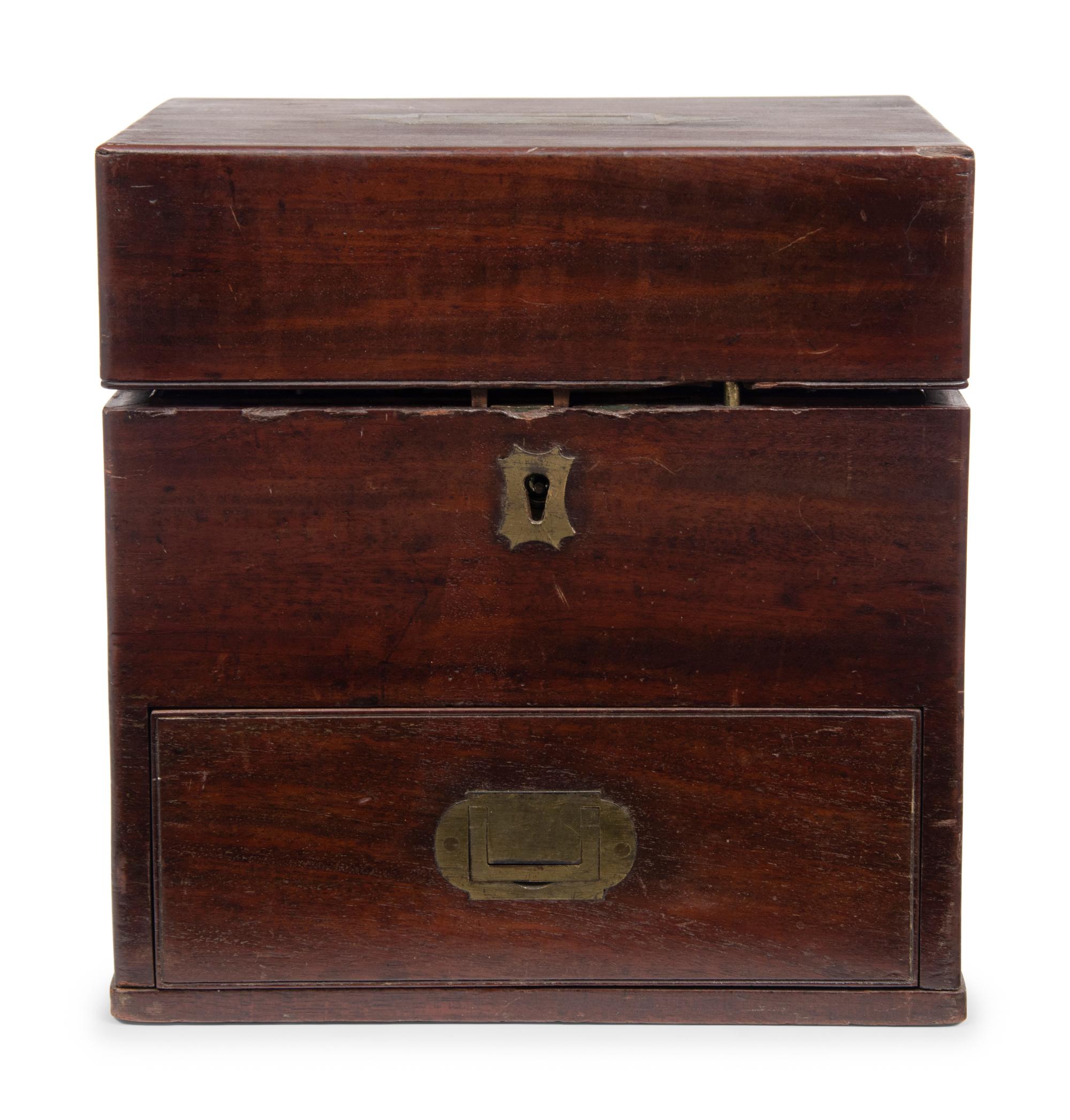 A Regency Mahogany Domestic Medicine Chest