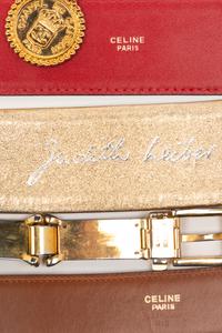 A Group of Five Designer Belts by Judith Leiber, Celine, Chanel, and Gucci