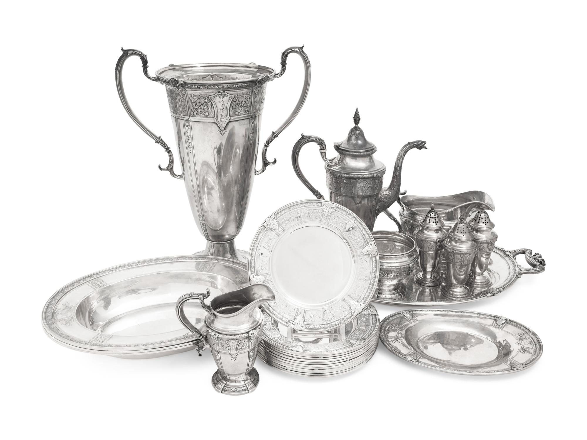 An American Silver Table Service