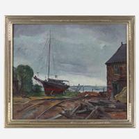 Antonio Pietro Martino (American, 1902–1989) The Repair Yard