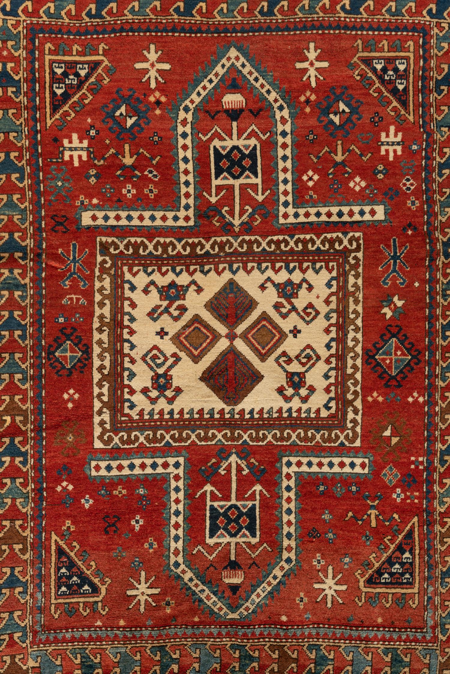 A Kazakh Wool Rug