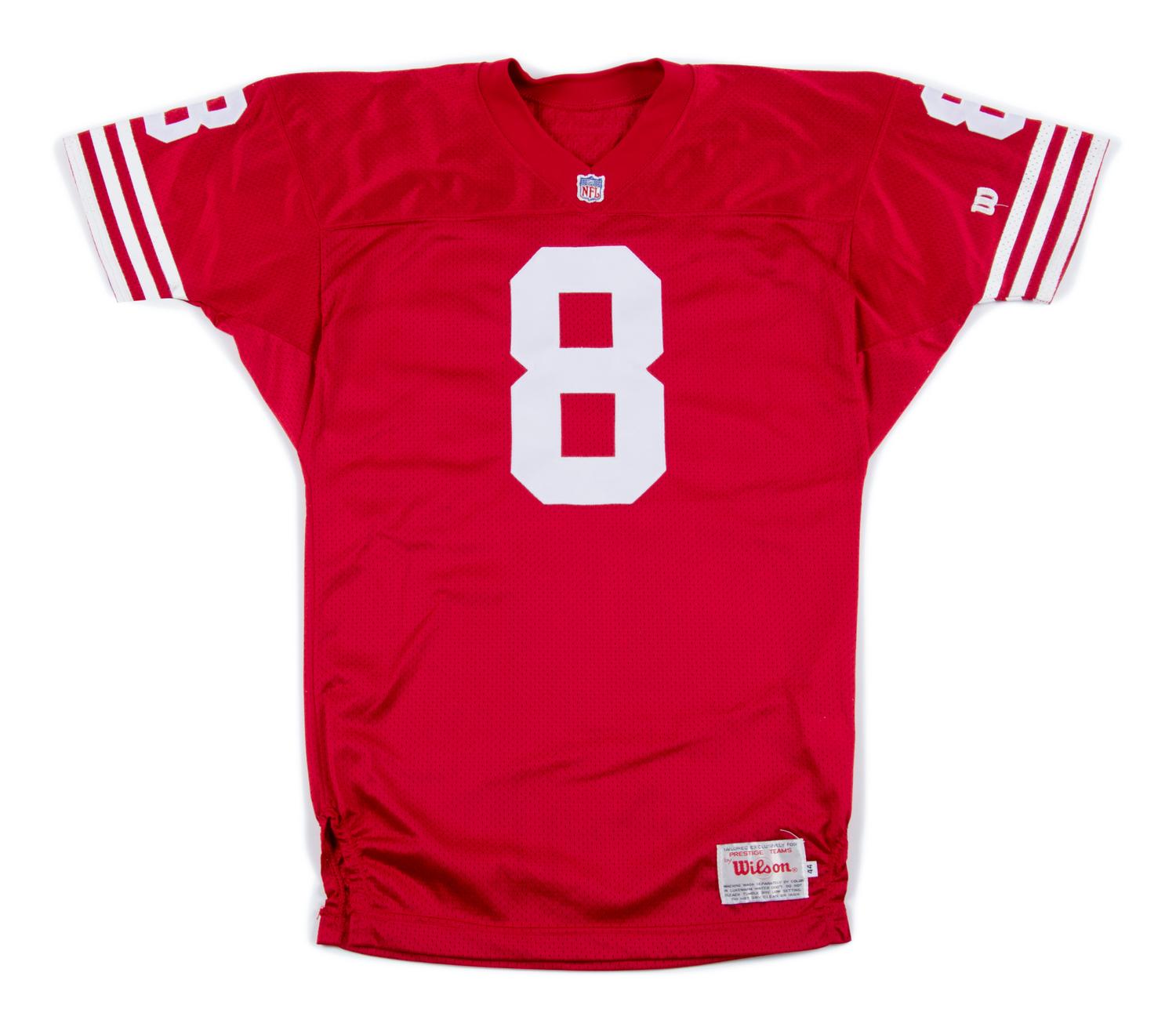 A Steve Young Signed San Francisco 49ers Jersey (Wilson Pro Line),