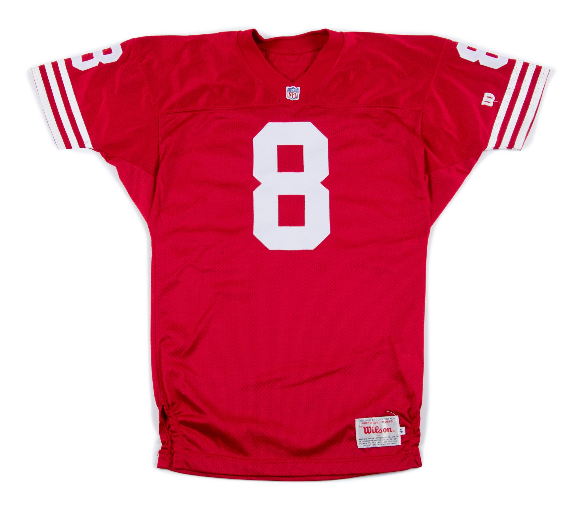 A Steve Young Signed San Francisco 49ers Jersey (Wilson Pro Line),