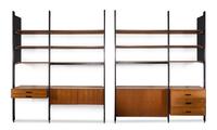 George Nelson and Associates, HERMAN MILLER, 1960's, a CSS (Comprehensive Storage System) wall unit