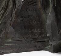 Chief Black Bird , date modeled 1903, cast 1907