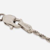 An Art Deco Platinum, Diamond, and 14K White Gold Necklace
