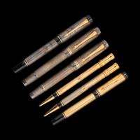 A Group of Six Parker Writing Instruments