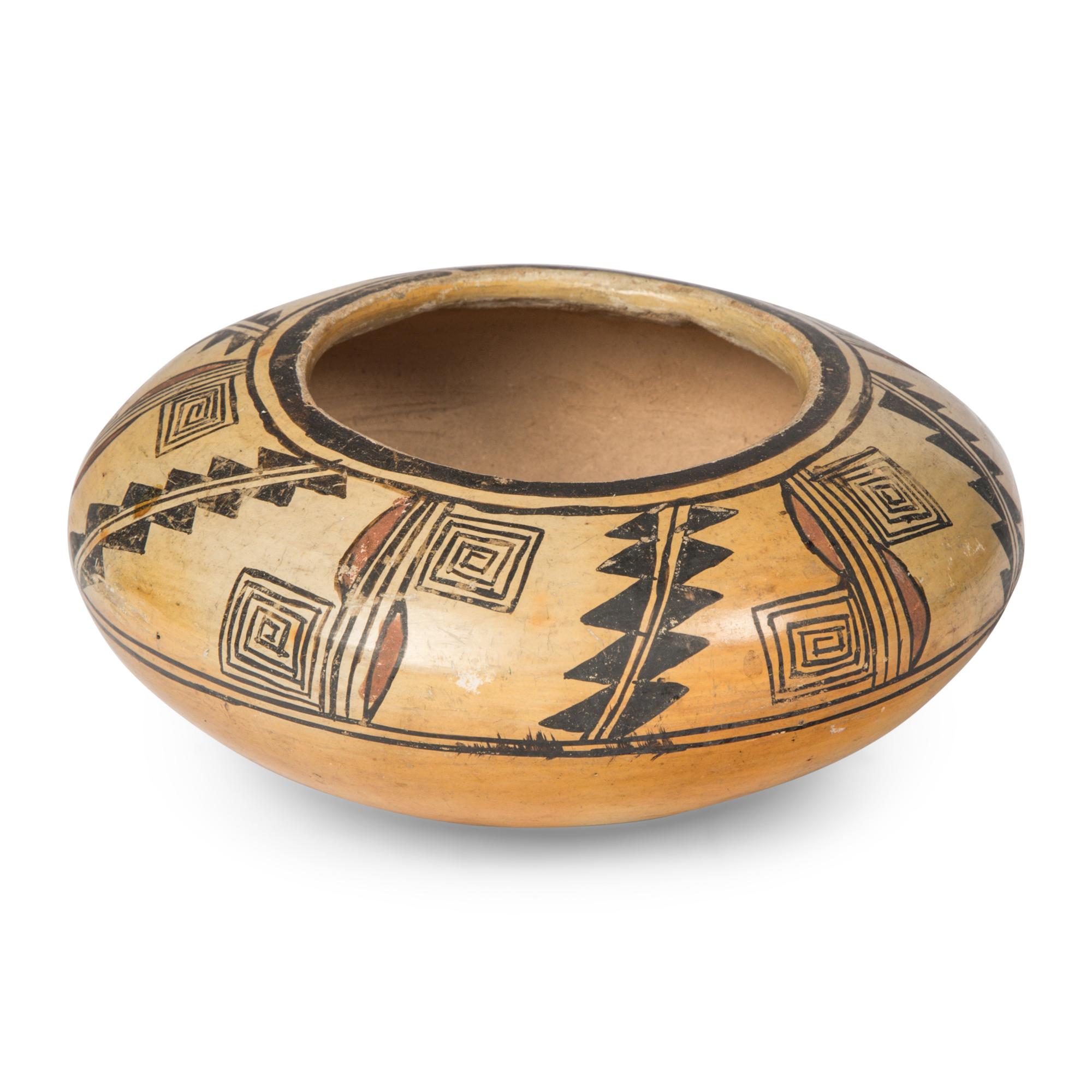 Hopi Polychrome Pottery Bowl
