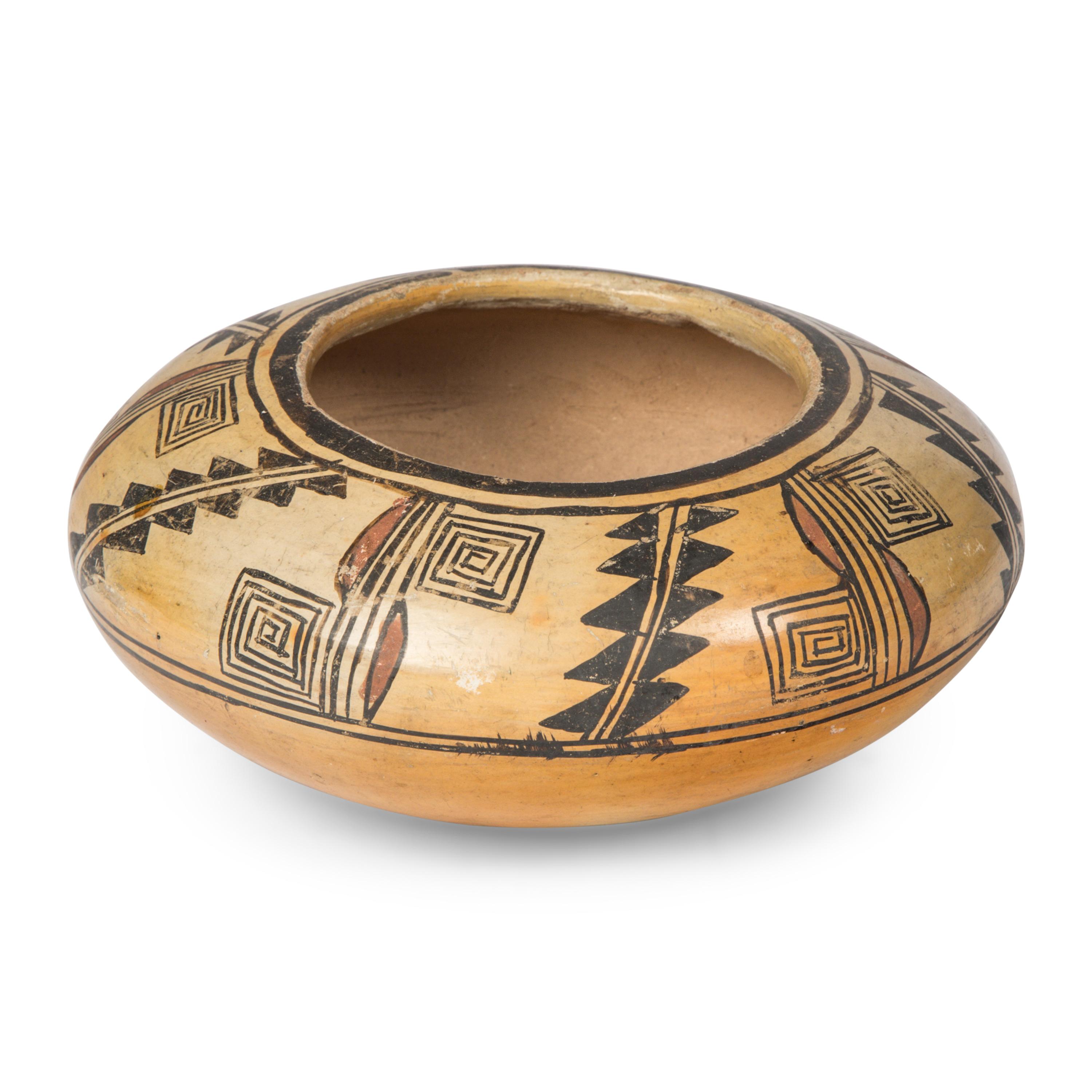 Hopi Polychrome Pottery Bowl