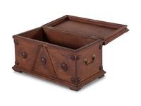 An American Walnut Table Casket — CIRCA 1870