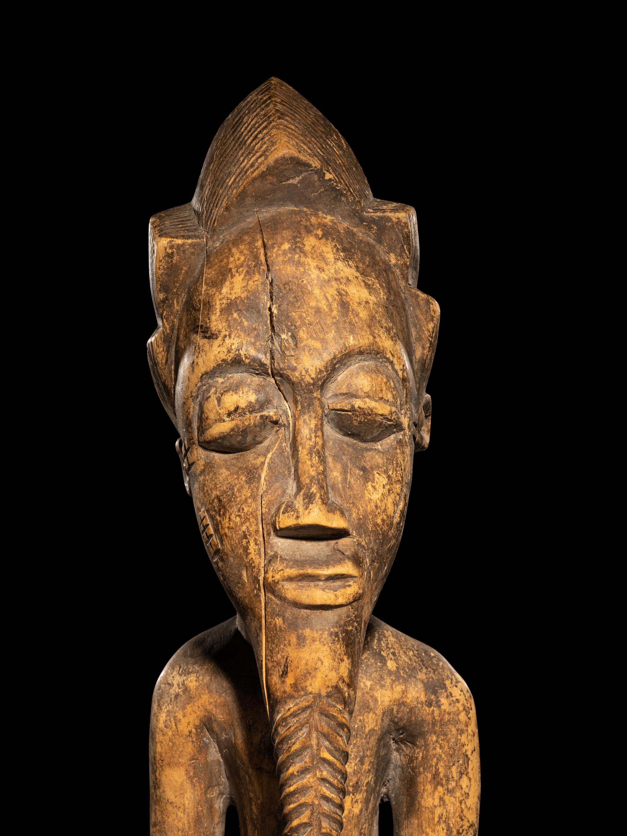 An African Wood Male Figure