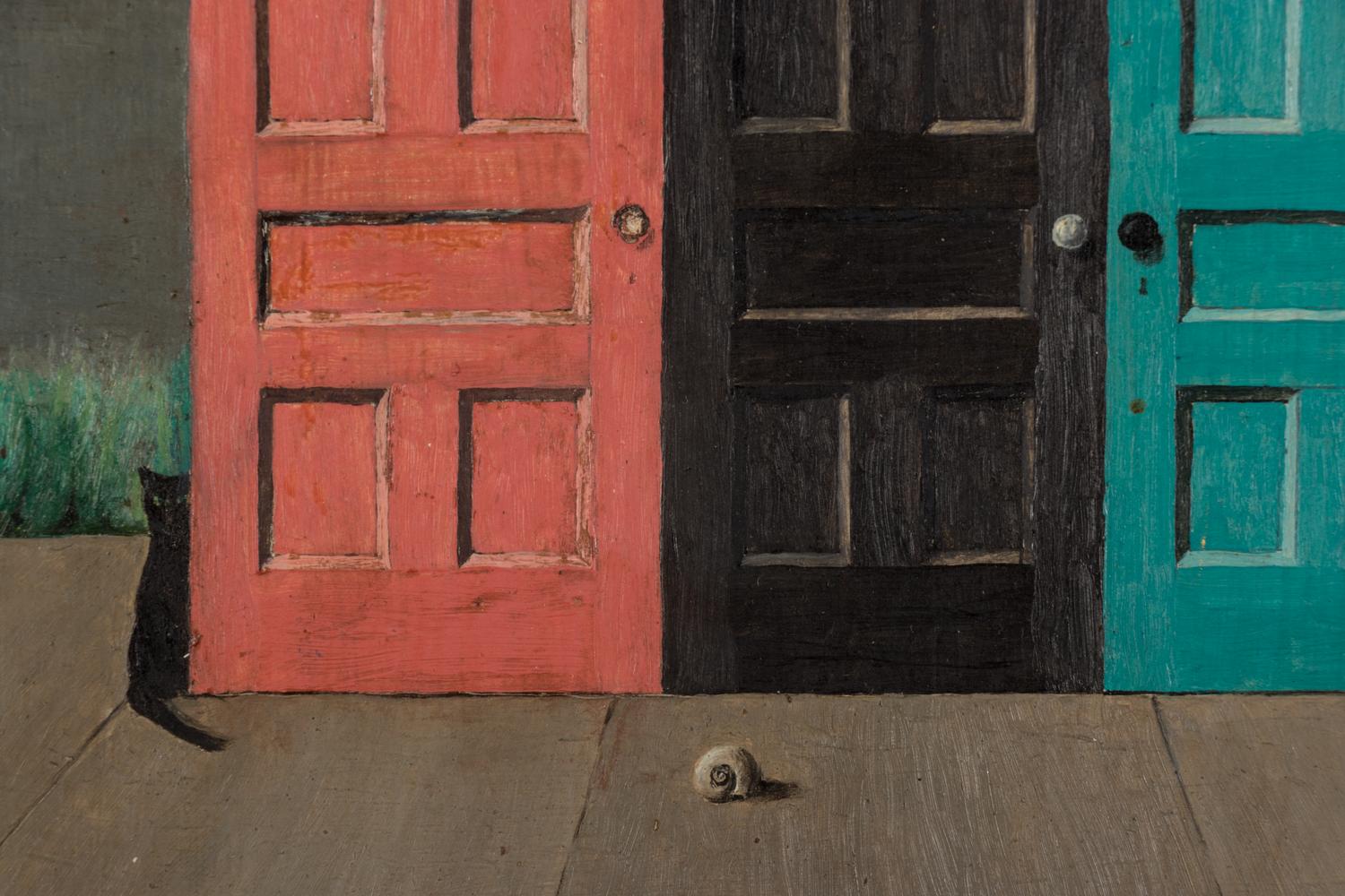 Untitled (Four Doors, Cat)