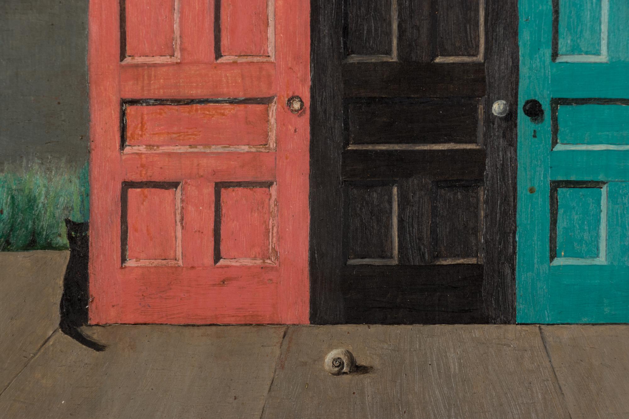 Untitled (Four Doors, Cat)