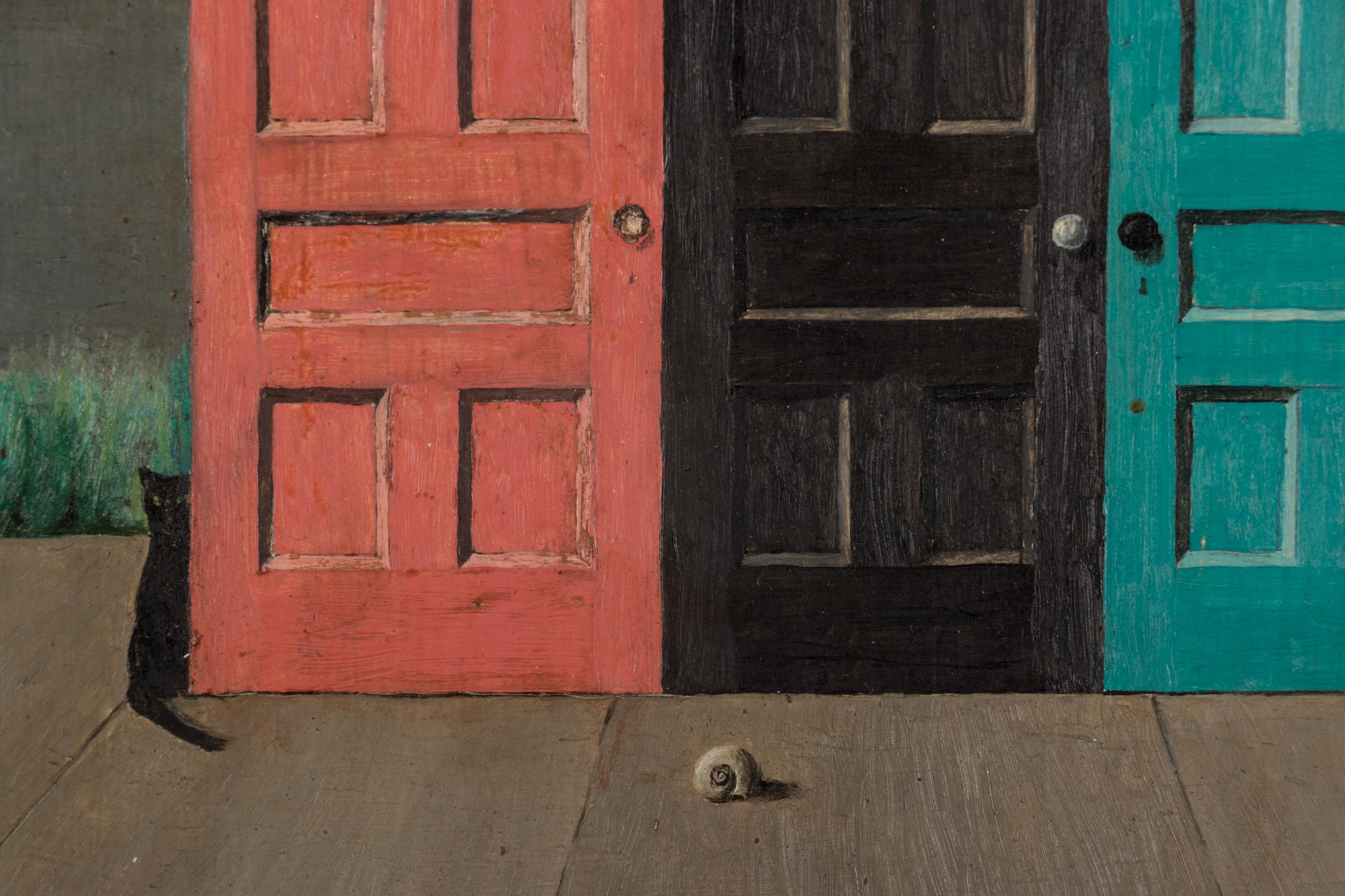 Untitled (Four Doors, Cat)