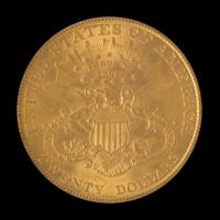 A United States 1907 Liberty Head $20 Gold Coin