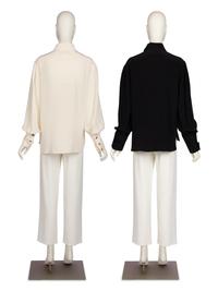 Two Chanel Tops: One Black, One White, 2010s