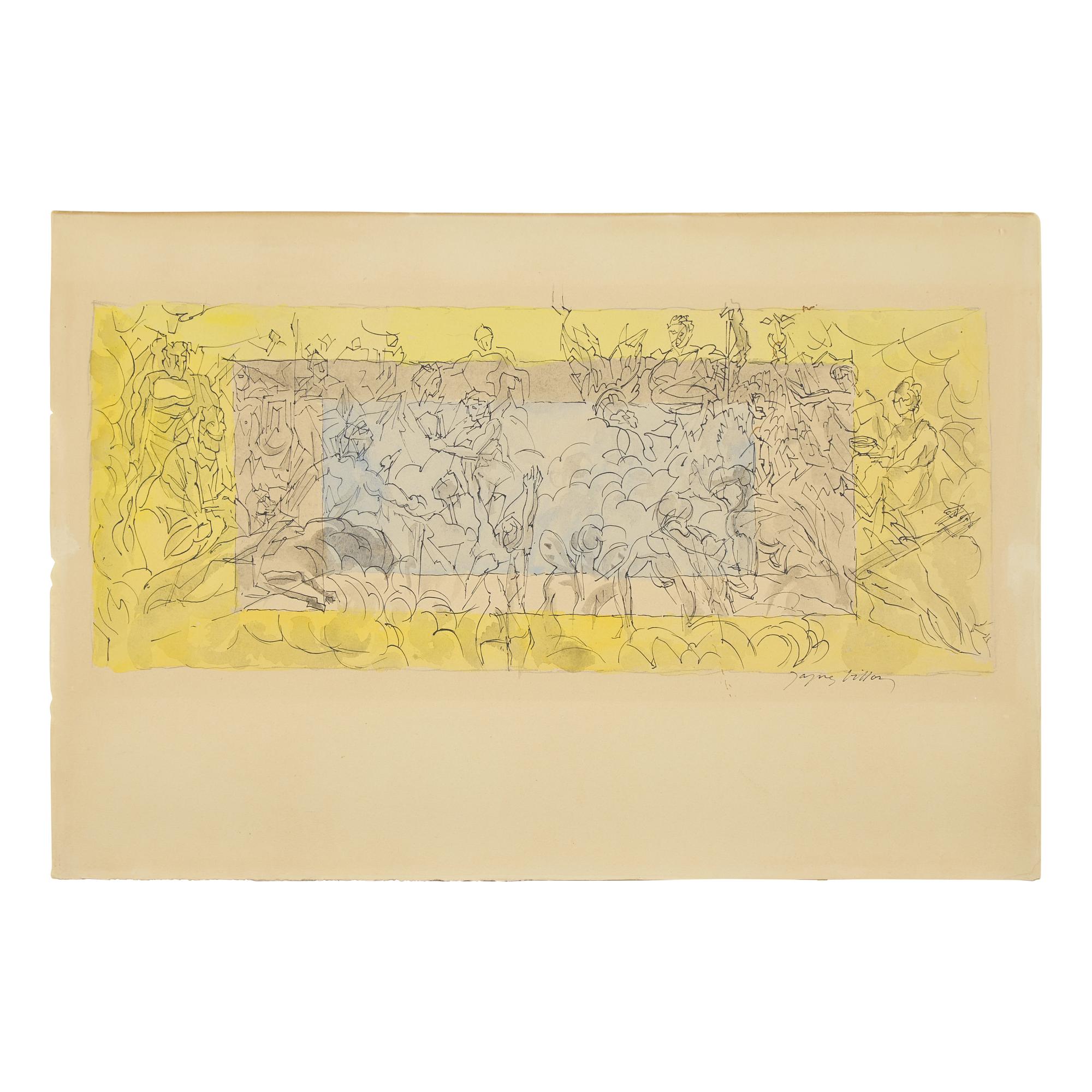 Jacques Villon (French, 1875-1963) — Illustration pour les Bucoliques de Virgile , 1942