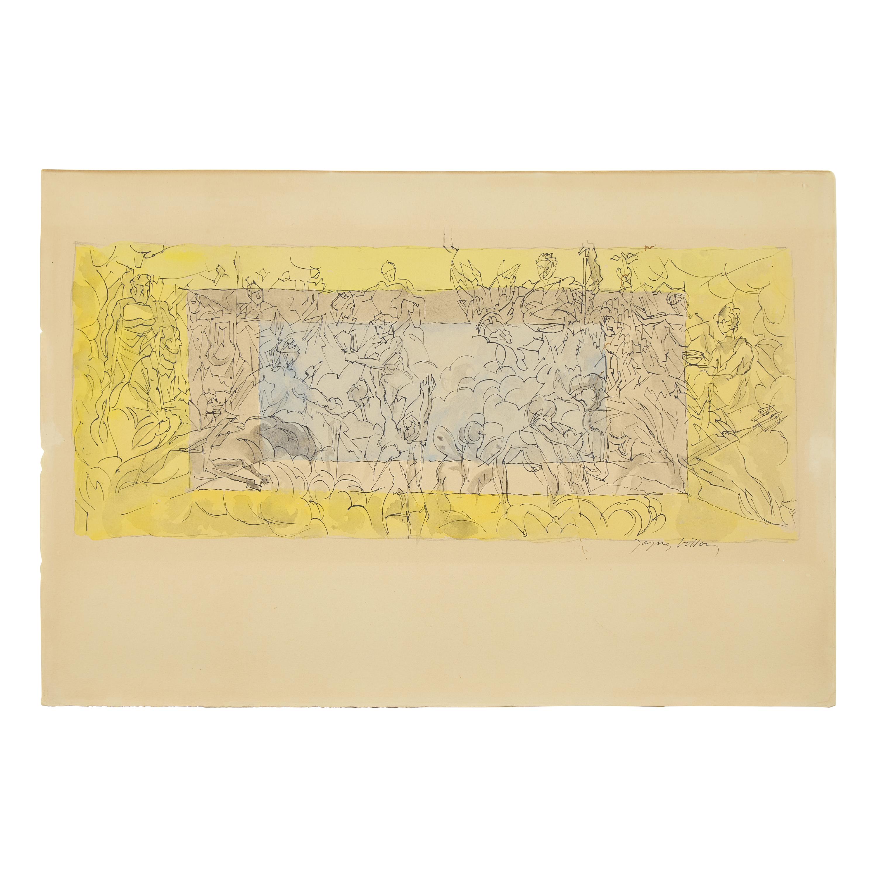 Jacques Villon (French, 1875-1963) — Illustration pour les Bucoliques de Virgile , 1942