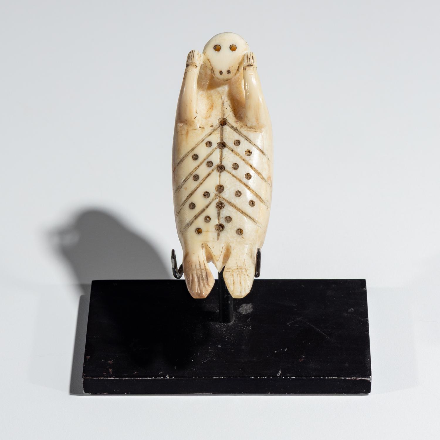 Inupiat Carved Kayak Toggle
