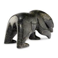 Inuit Carved Soapstone Polar Bear