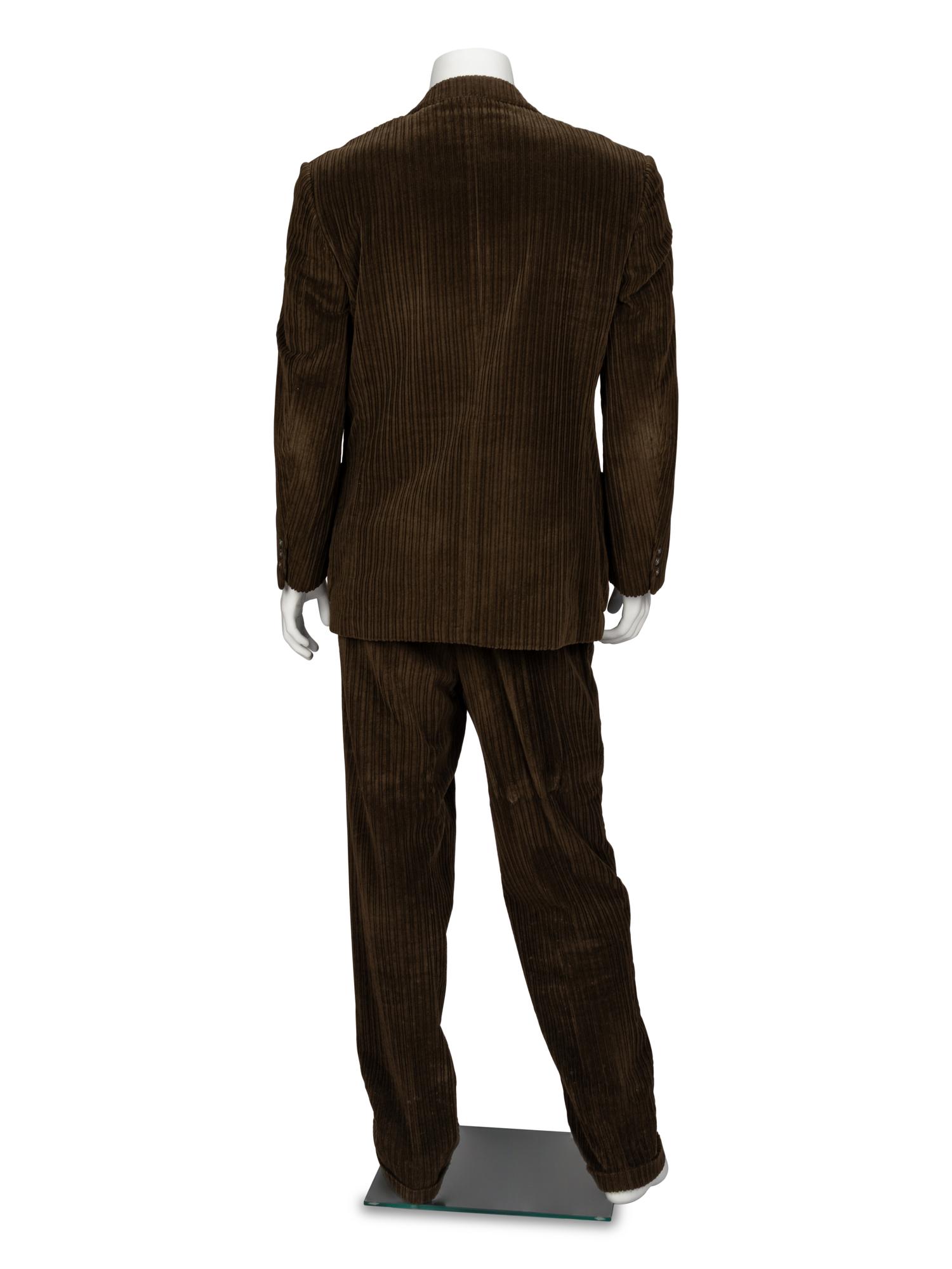 Valentino, Olive Corduroy Suit