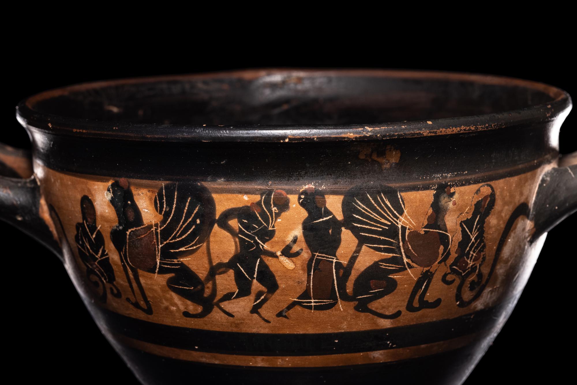 An Attic Black-Figured Skyphos