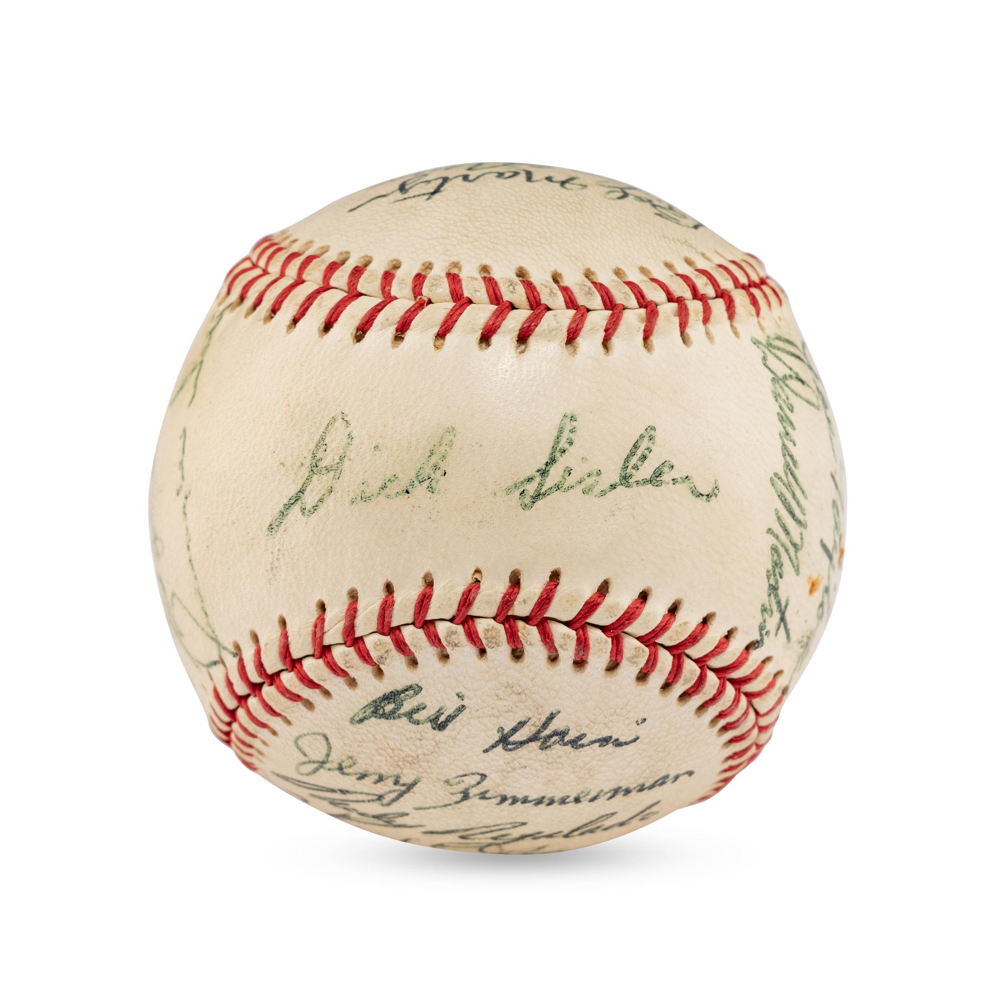 A 1960 Seattle Rainers Team Signed Autograph Baseball
