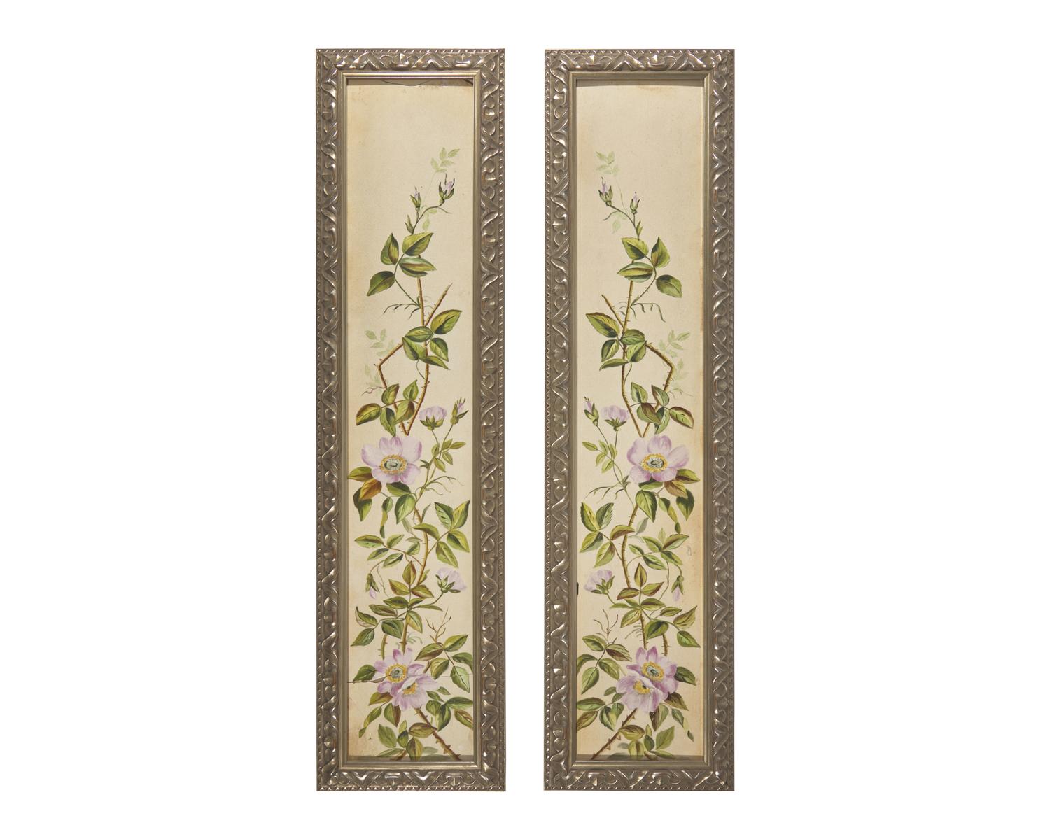 A Pair of Wedgwood Queensware Plaques