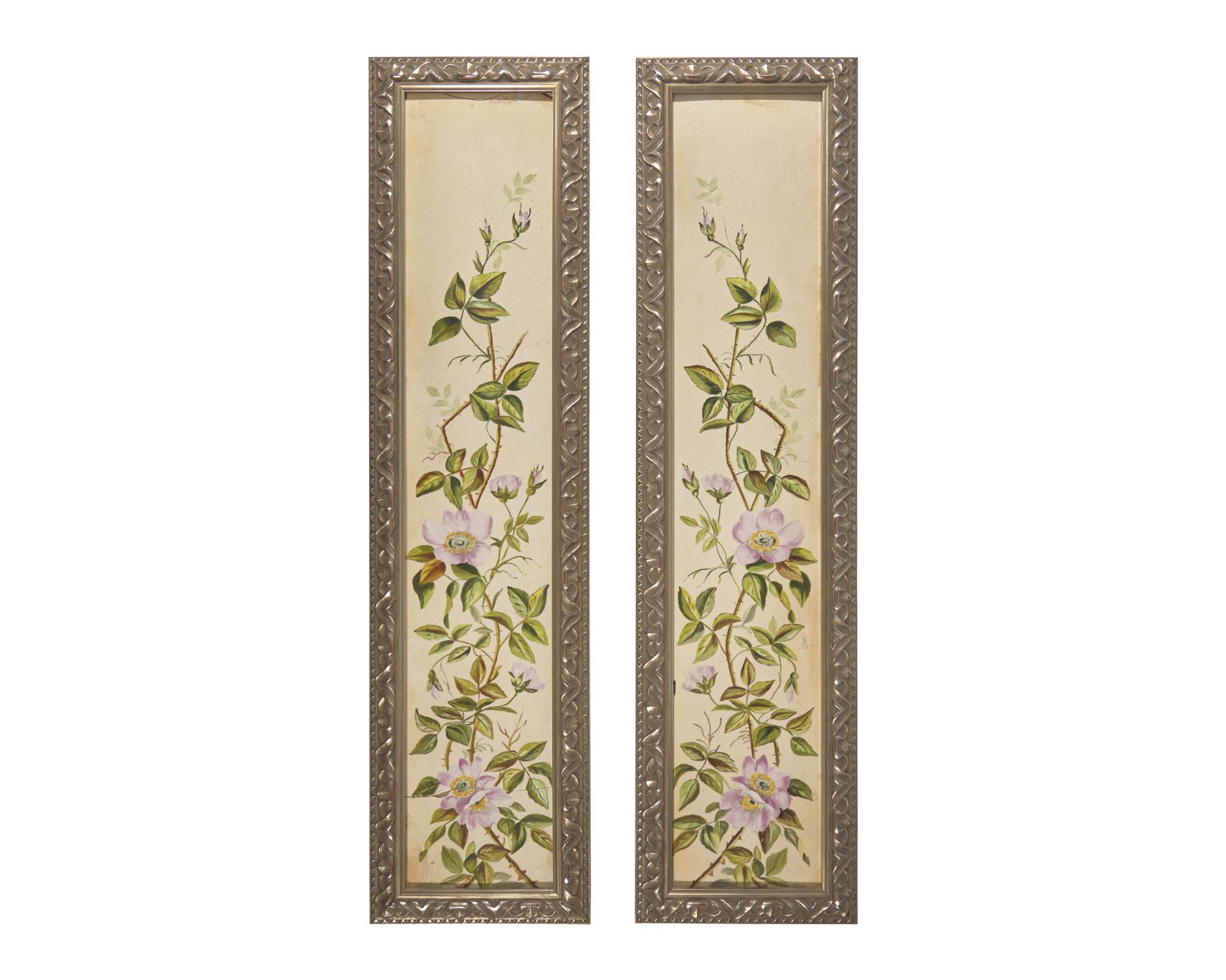A Pair of Wedgwood Queensware Plaques