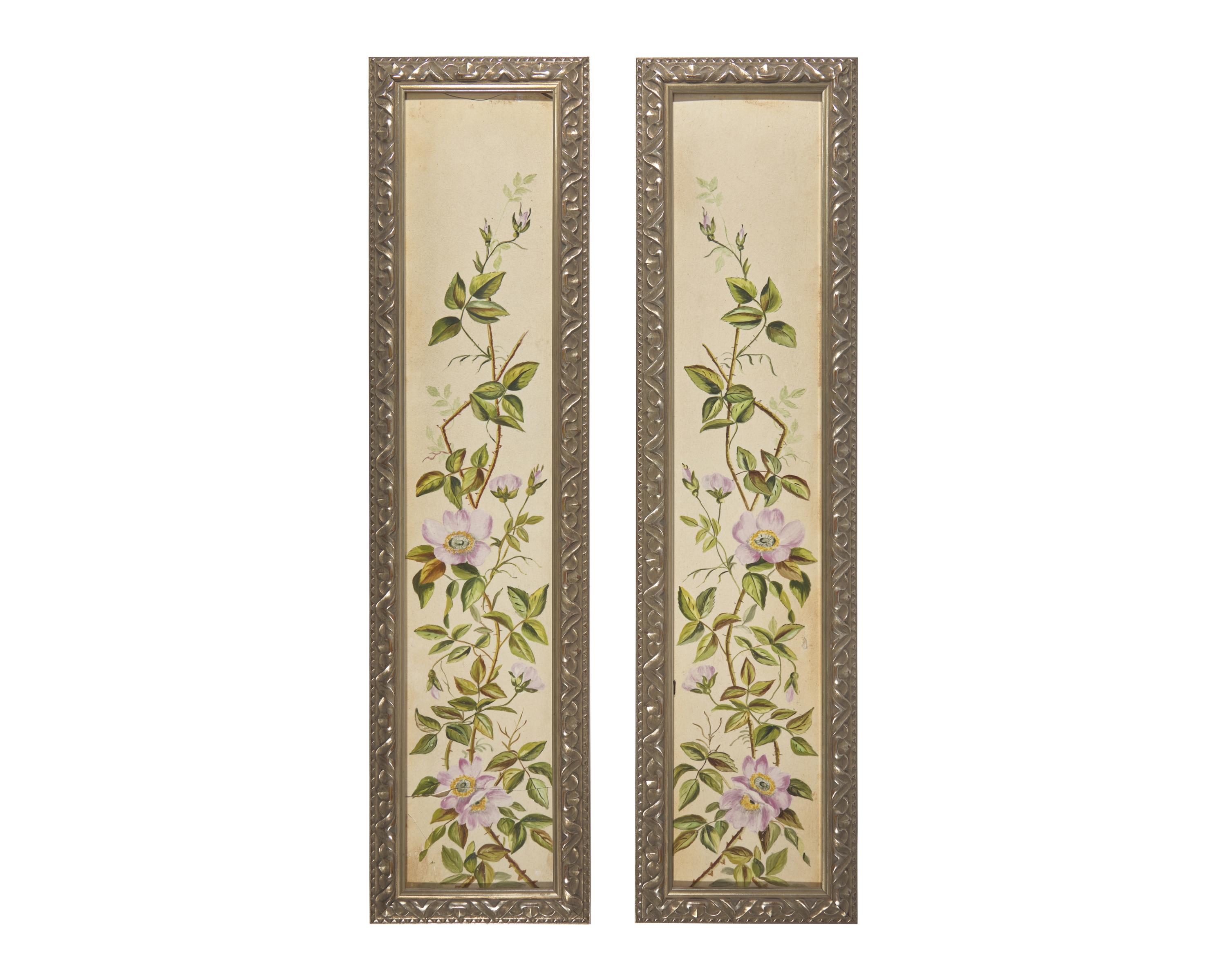 A Pair of Wedgwood Queensware Plaques
