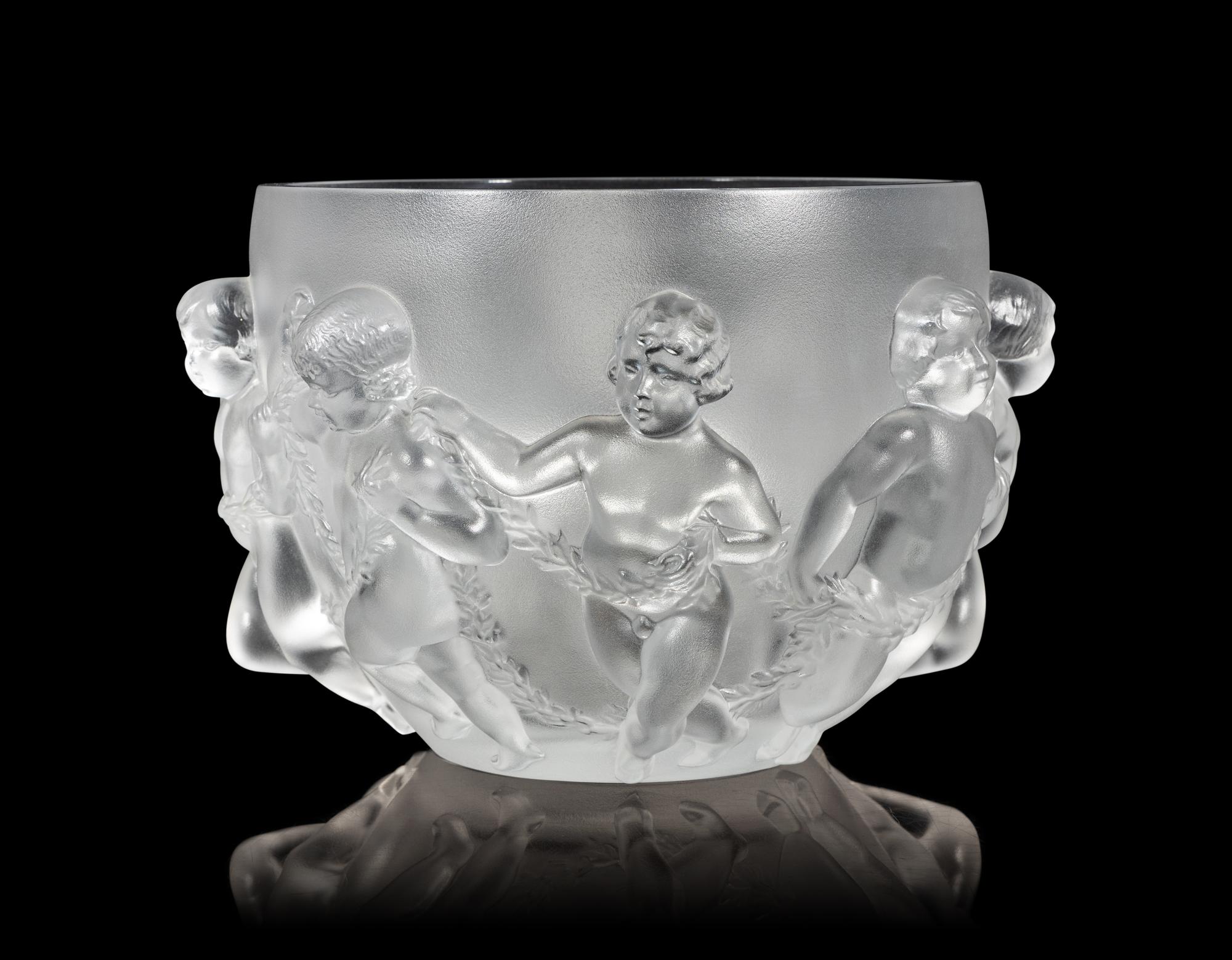A Lalique Luxembourg Bowl