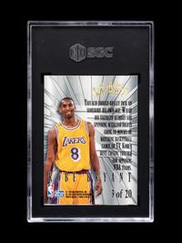 A 1996-97 Skybox Z-Force Zebut Kobe Bryant Rookie Basketball Card No. 3 (SGC 6 EX-MT)