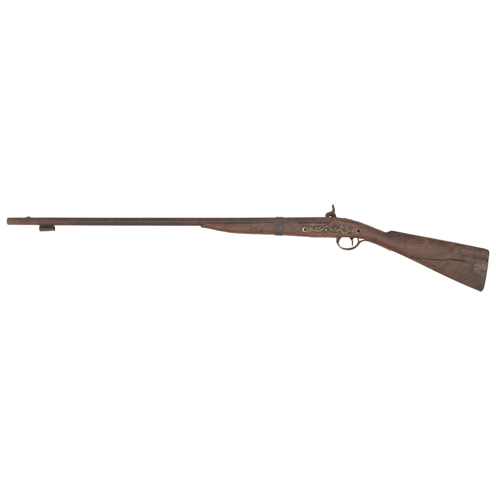 Relic Condition Shortened Percussion Northwest Trade Gun