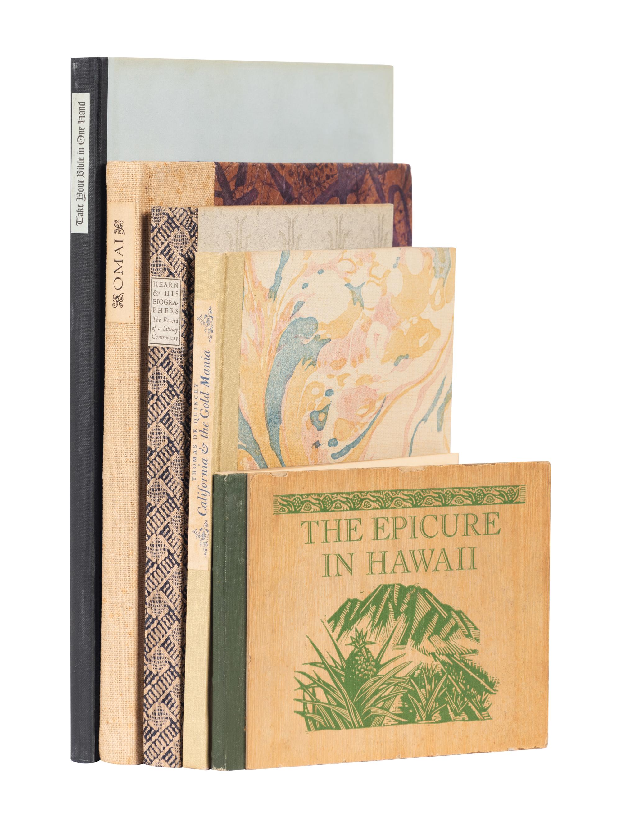 [COLT PRESS]. A group of 5 works printed by the Colt Press, comprising: