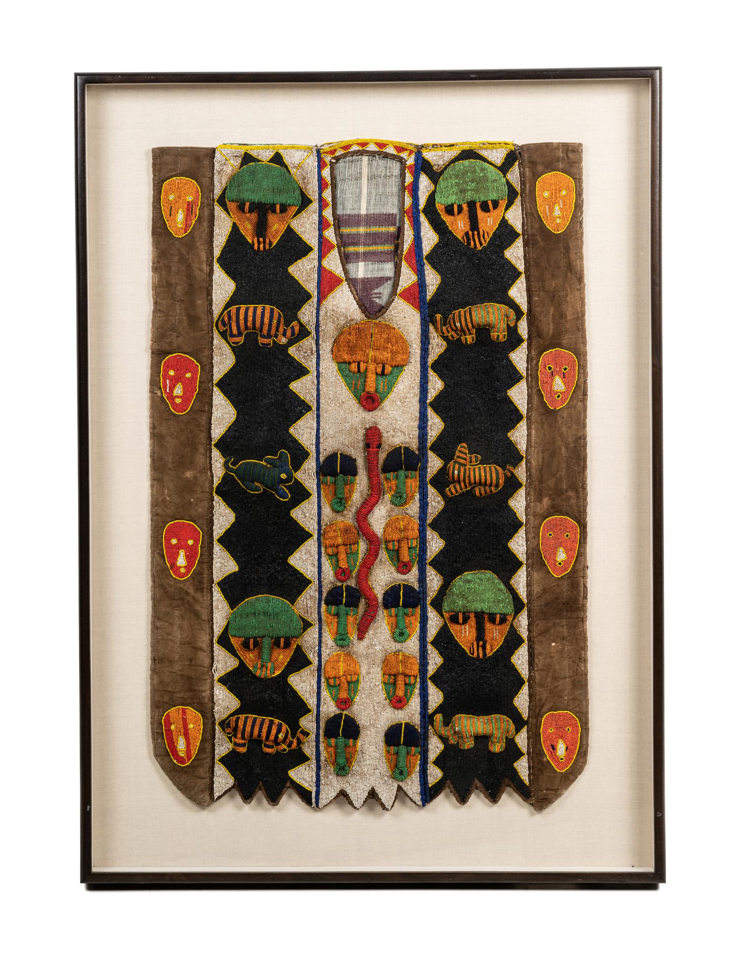Two Yorba Beaded Chief Coats