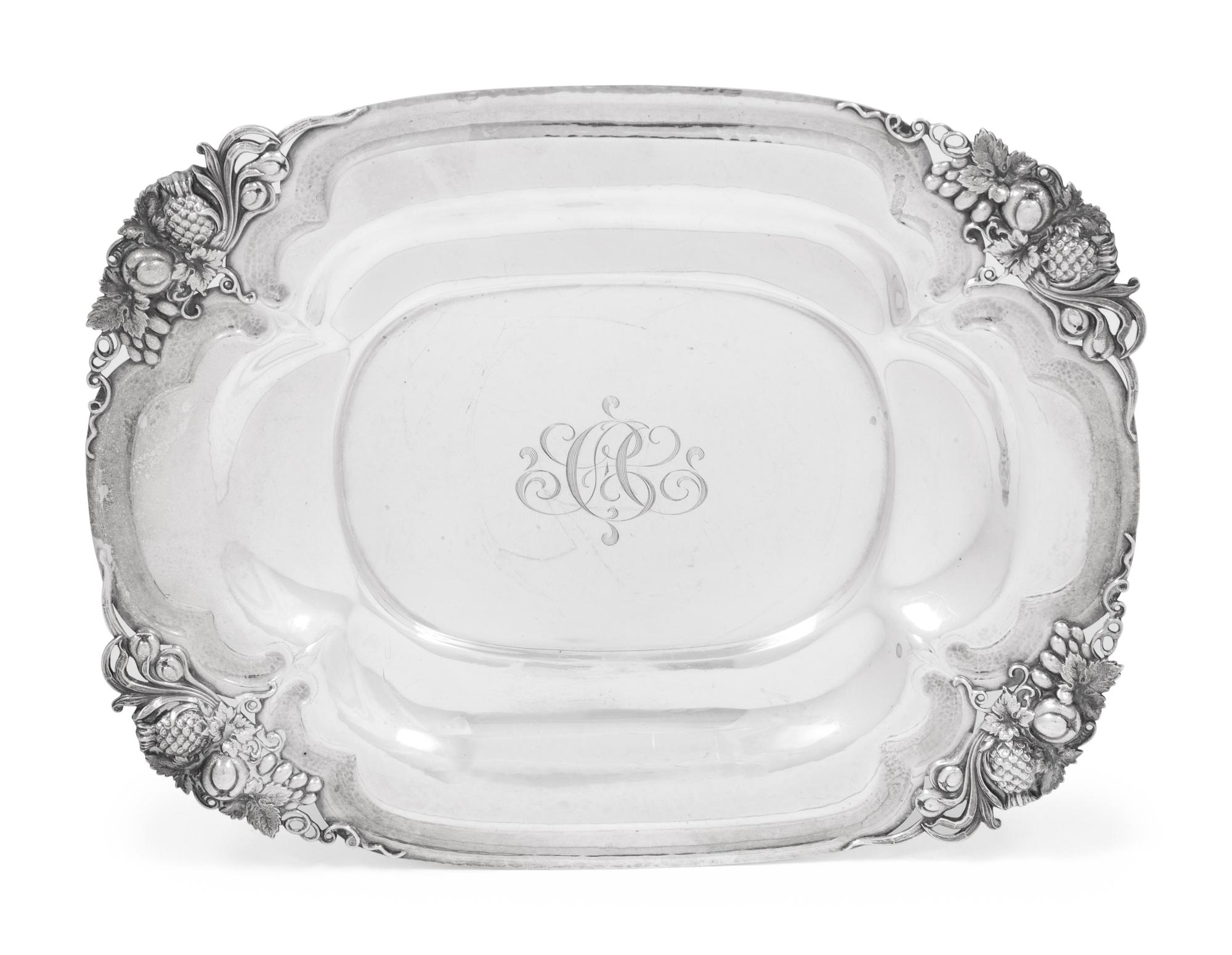 An American Arts and Crafts Silver Serving Dish