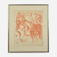 Pierre-Auguste Renoir (French, 1841-1919) Le Chapeau Épinglé (Première Planche)